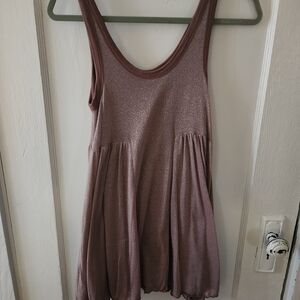 Free People Dusty Pink Sleeveless Mini Dress